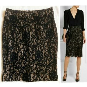 ⚫2/$20⚫INC Lace Pencil Skirt Size 4